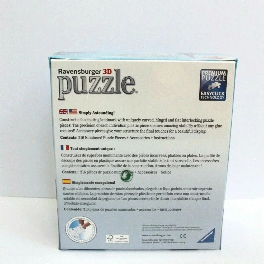 Ravensburger 3D Puzzle Eiffel Tower
